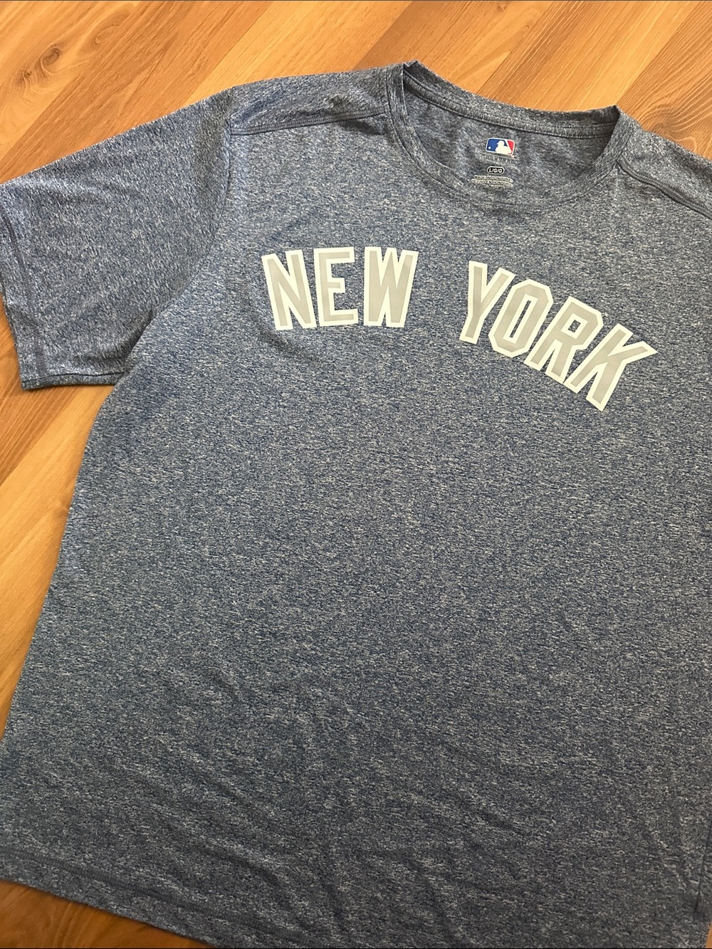 MLB New York Heather Navy Short-Sleeve Crew T-Shirt